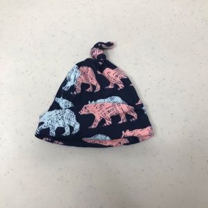 5/$25 HATLEY Baby Hat Top Knot Bear Decoration